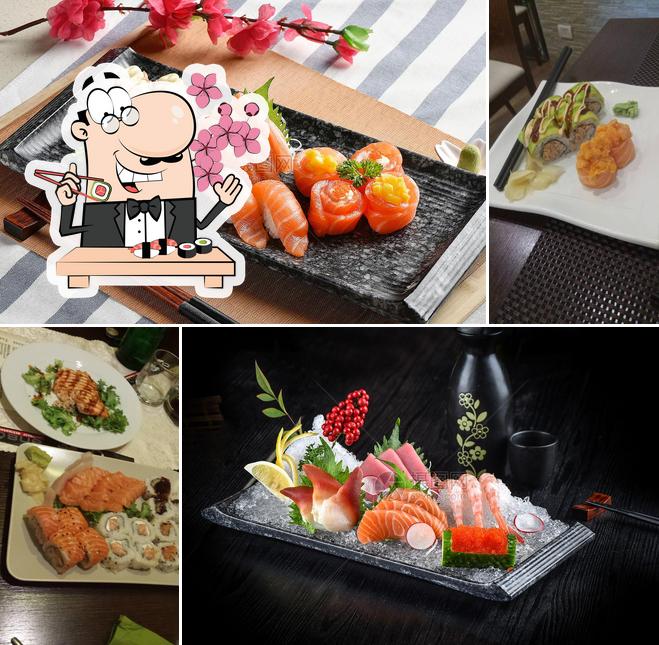 Scegli le diverse opzioni di sushi