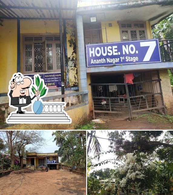 You can get some fresh air at the outside area of Rajasthani Ghar