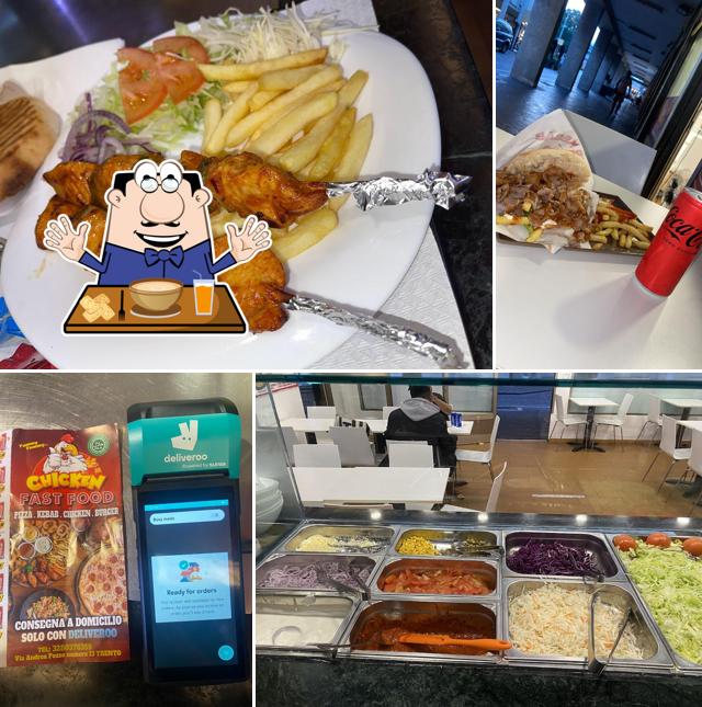 Panino con maiale stirato al Chicken Fast Food