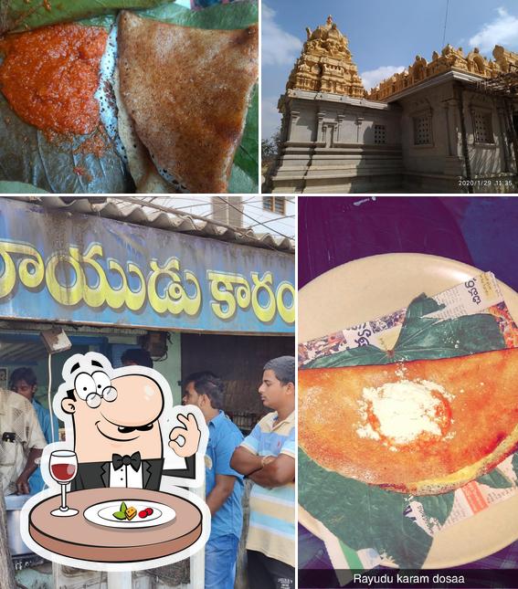 The restaurant's food and exterior
