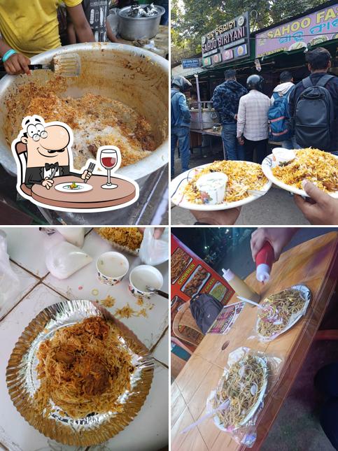 Meals at Sahoo Biriyani