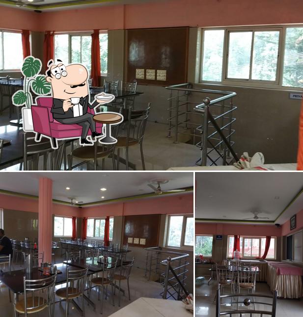 The interior of Shevaroys restaurant