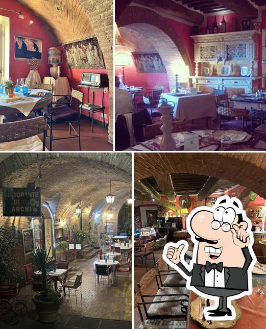 Gli interni di Ristorante degli Archi