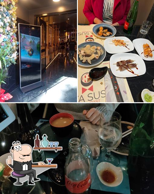 Dai un'occhiata agli interni di Roya Sushi Restaurant