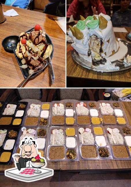 Sagar Ratna provides a range of desserts