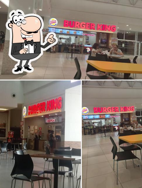 O interior do Burger King