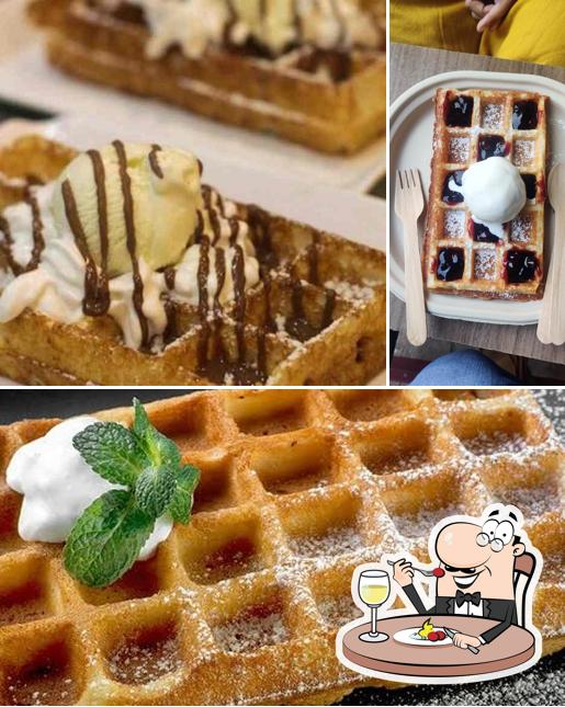Food at Waffle Shack