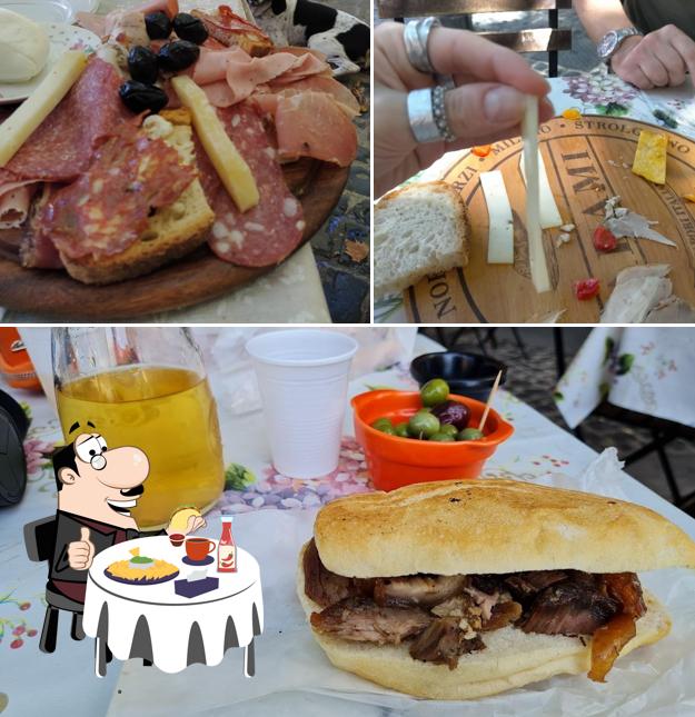 Piatto di formaggi al La Pizzicheria