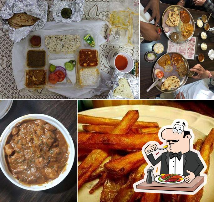 Food at Bansiwala restaurant