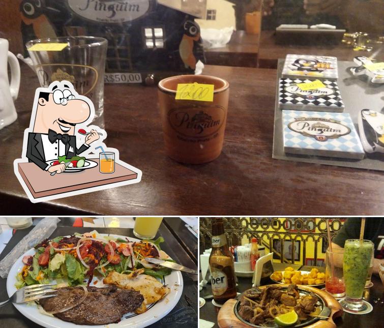 Platos en Bar Pinguim