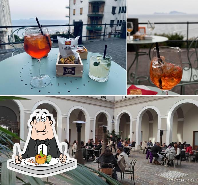 Platti al Bar del chiostro