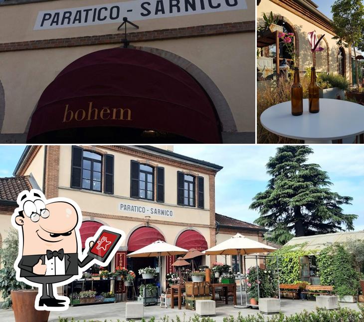 L'area esterna è una caratteristica importante di Bohem Fiori, Bon Bon Confetteria, Caffè, Bistrot