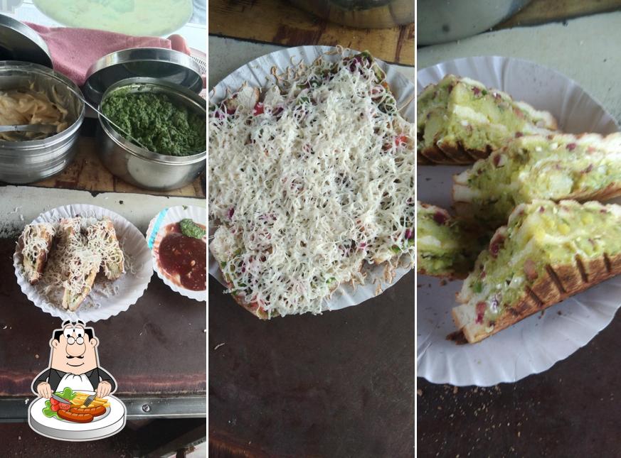 Meals at Dipak aahar sendwich pawbhaji pulav