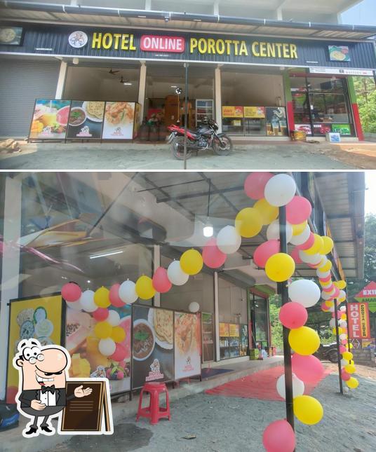 The exterior of Hotel Online Porotta Center