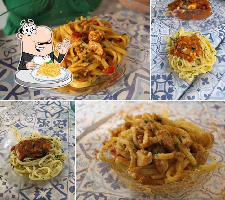 Spaghetti alla carbonara al Kantunera Ristorante Ortigia