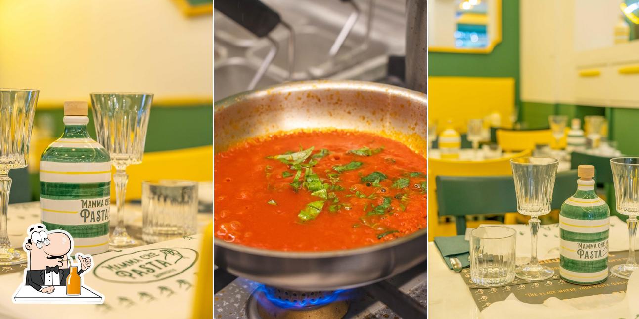 Goditi qualcosa da bere a Mamma che Pasta