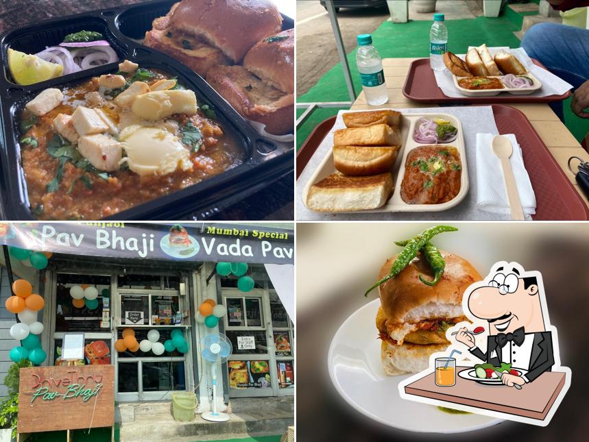 Food at Pav Bhaaji Wala
