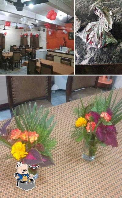 Food at Pavilion restaurant