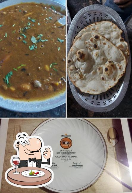 Meals at Puran singh ka mashoor vishal dhaba