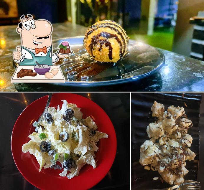 The Tea Planet serves a selection of desserts