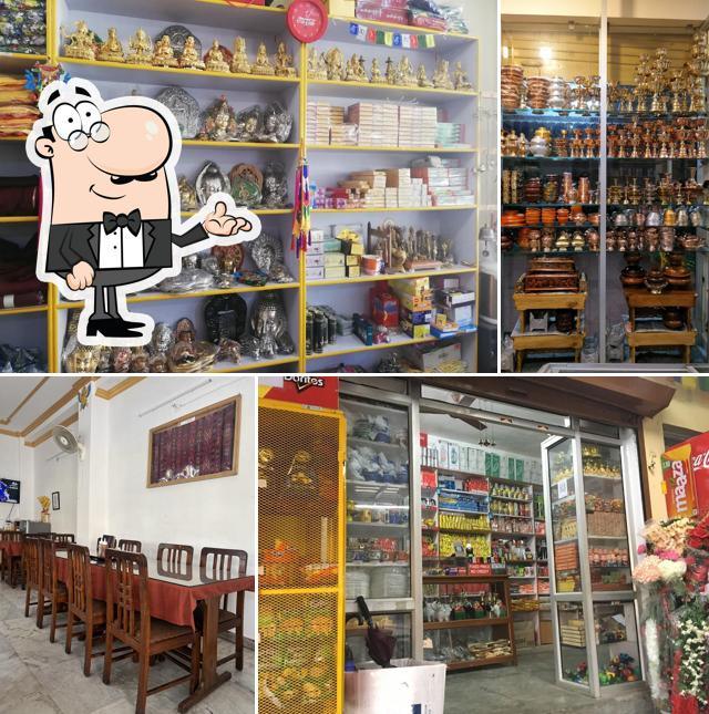 The interior of buddha cafe and resturant