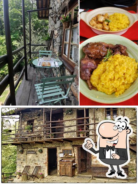 Questa è la immagine che raffigura la interni e esterno di "il Cascinotto" - Parco Burcina
