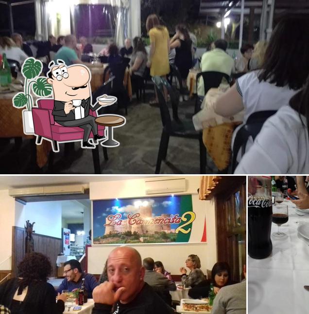 La immagine della interni e tavolo da pranzo di Ristorante La Carmencita 2 Di Gennaro Di Perna