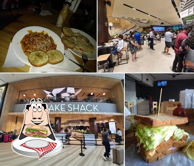Grab a sandwich at Shake Shack