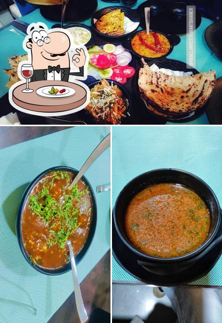 Food at Hotel Manglam & Restaurant
