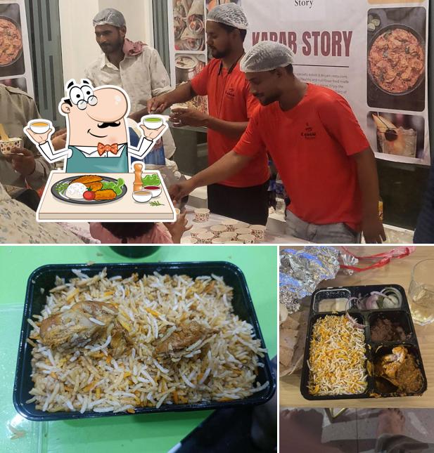 Take a look at the photo showing food and beverage at Kabab Story