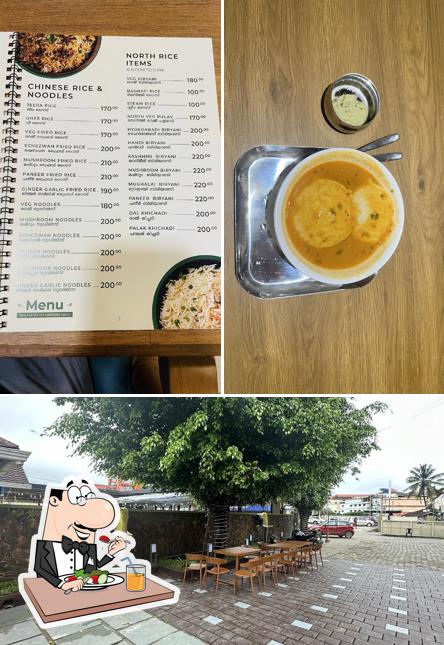 The restaurant's food and interior