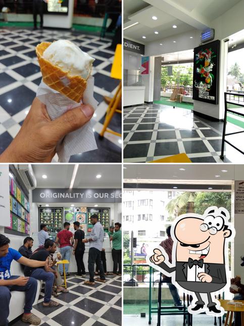 The interior of Naturals Ice Cream