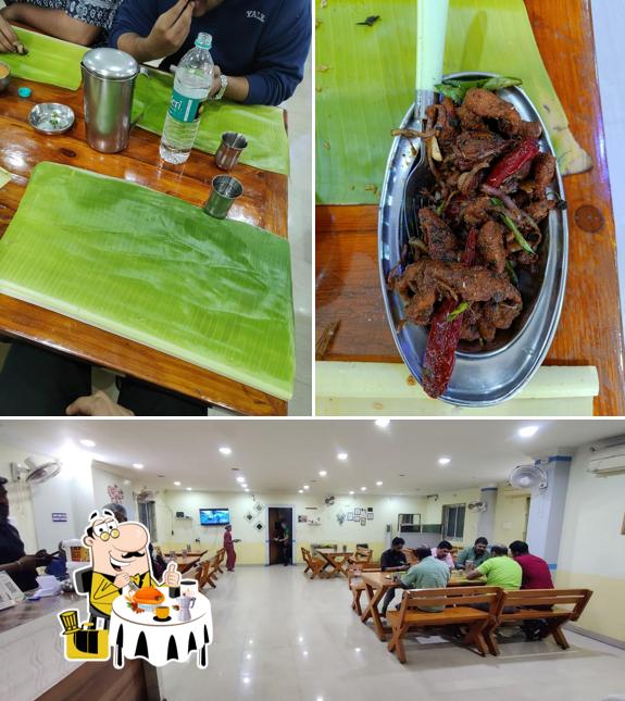 The restaurant's food and interior