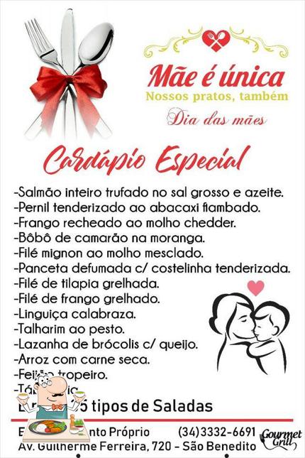 Platos en Gourmet Grill