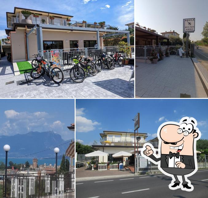 Goditi la vista dagli esterni di Hotel Pizzeria AQUILA