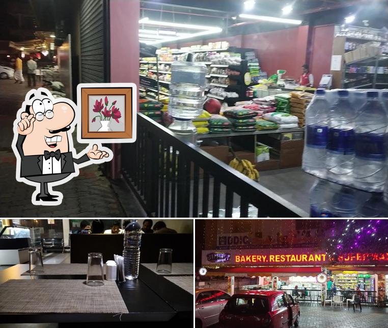 The interior of Sunrise Bakery and Super Market