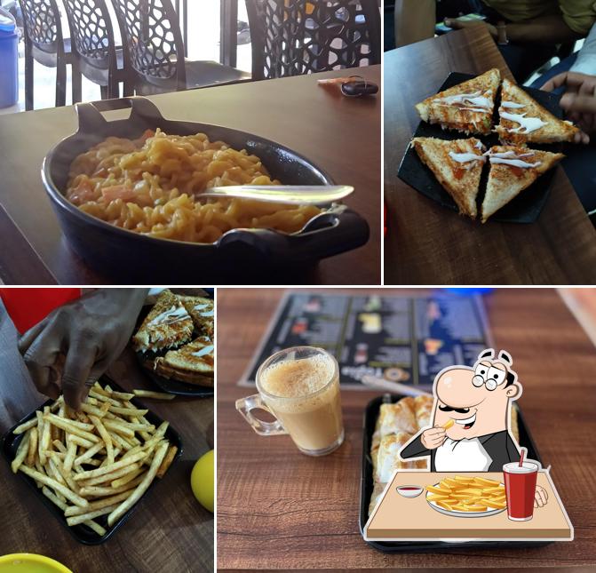 French fries at Tea Topia Juice & Bakes