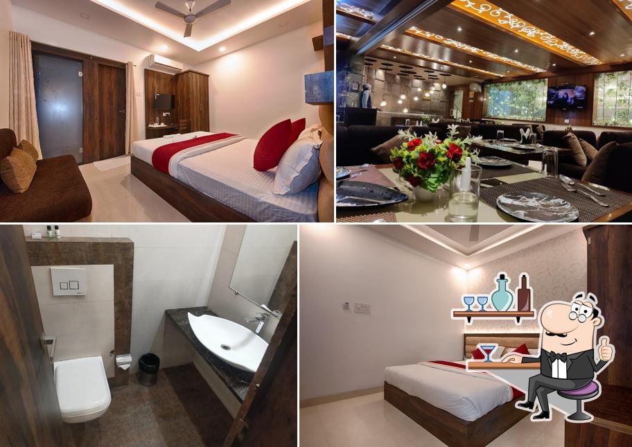 The interior of Hotel Ashirwad Inn