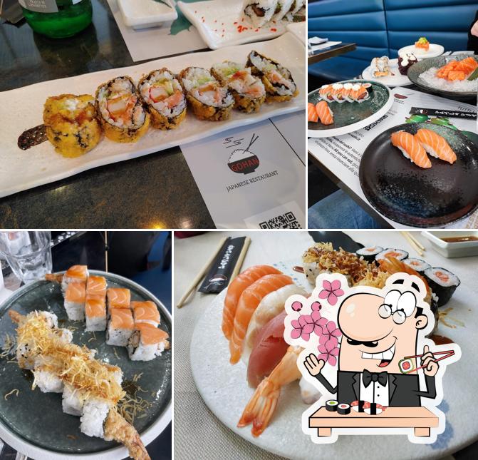 Choisissez de nombreuses options de sushi