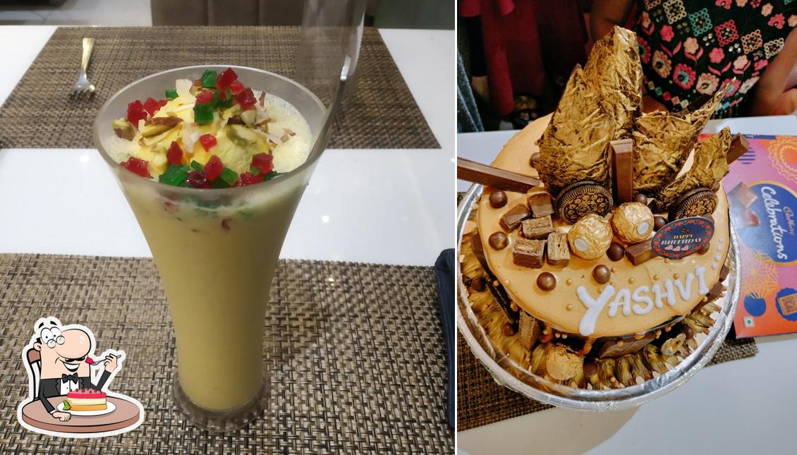 Guru Bramha Pure Veg Restaurant offers a selection of desserts