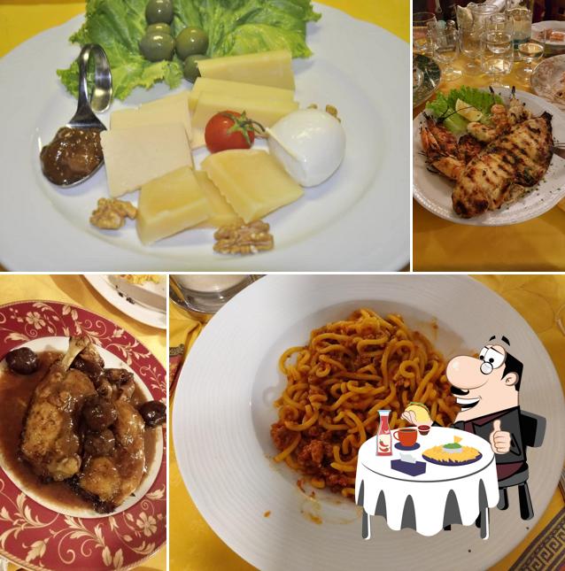 Piatto di formaggi al Ristorante Pizzera Il Casale