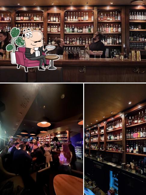 The interior of Raus Bar