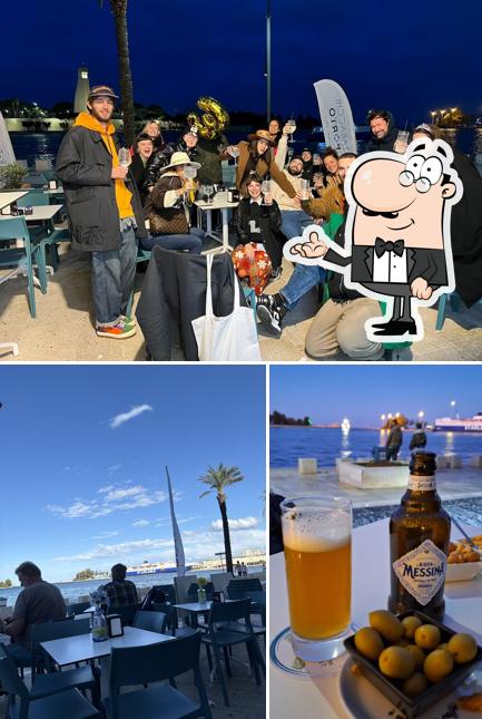Bar Tabacchi Al Porto si caratterizza per la interni e cibo