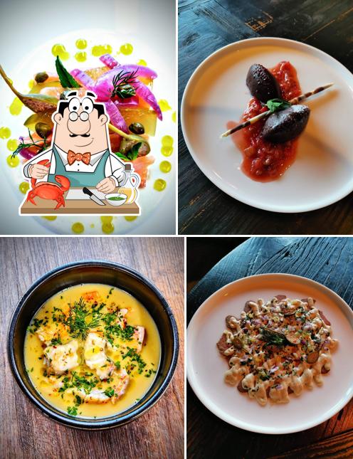 Ordina la cucina di mare a Haddock Hafenbeiz Brunnen