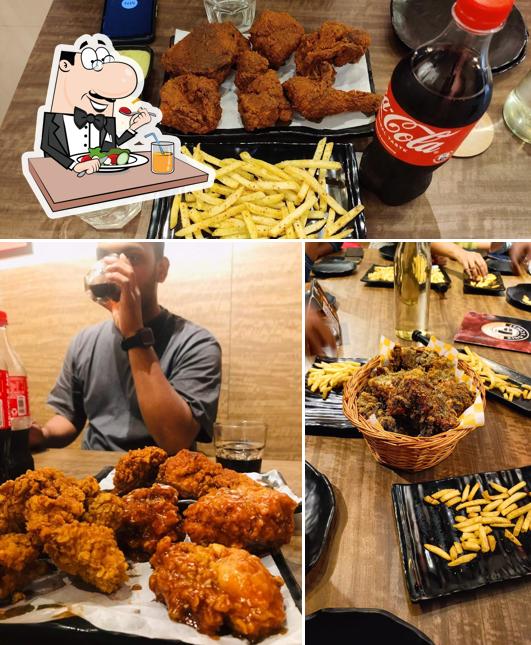 Food at King's Crust Cafe