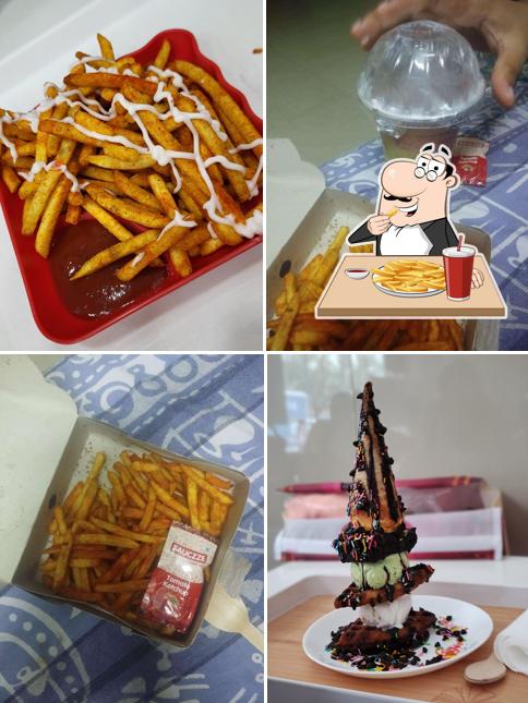 French fries at Shakes and Desserts