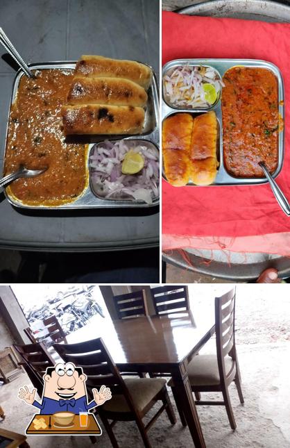 The photo of food and interior at Shri Hari Pavbhaji & Pulav Center