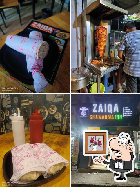 The interior of ZAIQA SHAWARMA INN