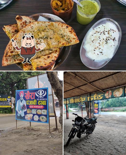 Food at khaira Punjabi dhaba