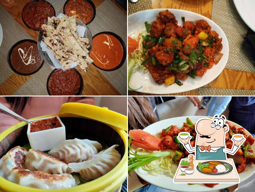 Food at The Clay Oven Restaurant